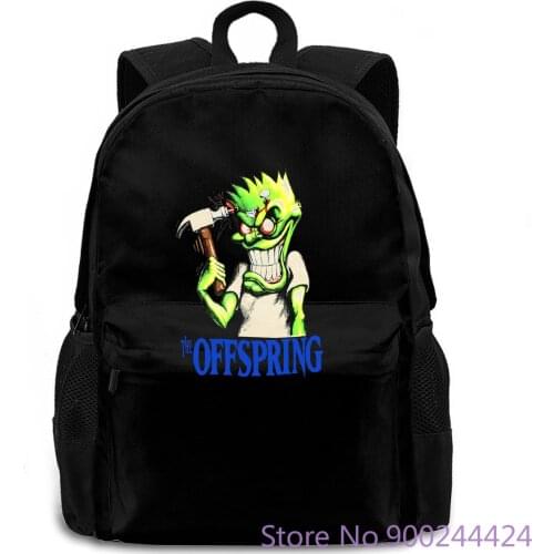 Vintage The Offspring "Hammered" NoFX Green Day Pop Punk Print women men backpack laptop travel school adult student
