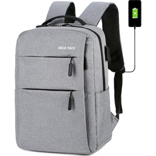 NEW Mens USB Laptop Backpack Rucksack For 15.6" Computer Oxford Women Business Shoulder Bags Mochila Causal Day Pack Students