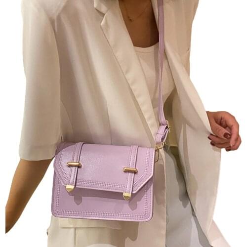 PU Leather Small Crossbody Bag Women Lightweight Shoulder Messenger Bag Flap Female Beach Bohemian Handbag