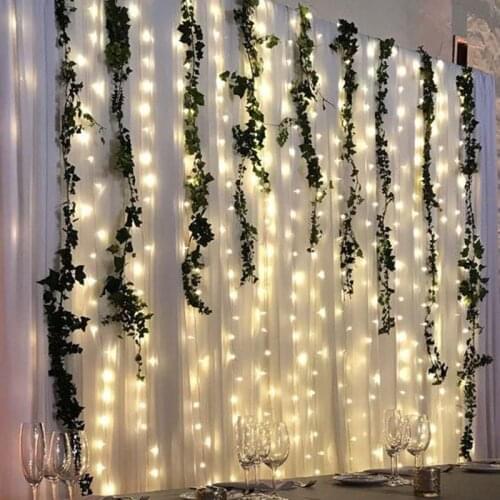 Curtain Fairy String Light LED Christmas Decorations for Home Garland Xmas Light Christmas New Year 2021 Navidad Ornament Gift