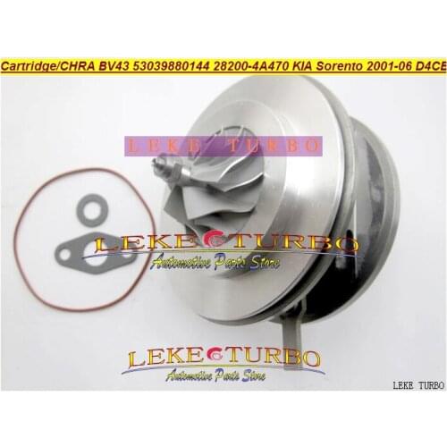 Turbo Cartridge CHRA Core BV43 53039700144 53039880122 53039880144 28200-4A470 282004A470 For KIA Sorento 2001-06 D4CB 2.5L CRDi