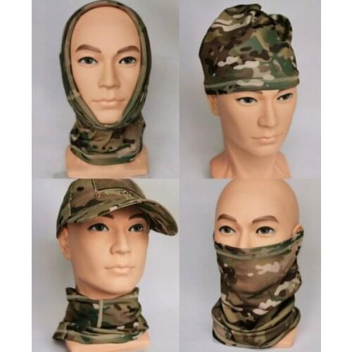 Magic Headband Camouflage Neck Warmer Tube Face Cover Bandana Head Military Scarf Wristband Pirate Rag