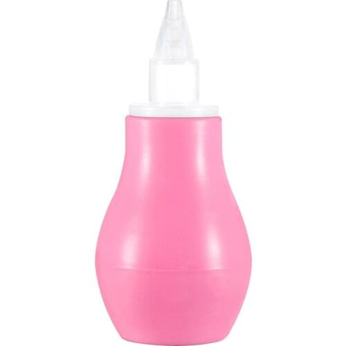 Factory direct sales pump-type newborn baby nasal inhaler cold snot cleaner silicone baby nasal inhaler