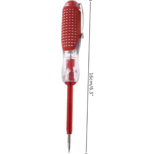 100-500V Voltage Indicator Test Cross Slotted Screwdriver Electric Test Pen Durable Insulation Electrician Test Screwdriver