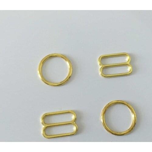 1000 pcs High quality adjustable rings for bra gold plated free shipping