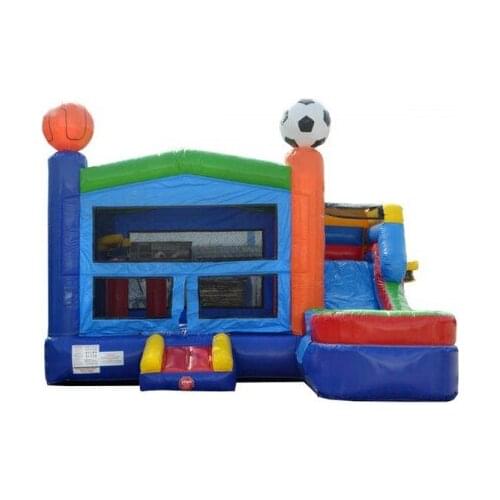 2017 hot sale Inflatable Sports Module Combo Wet n Dry-601 for sale