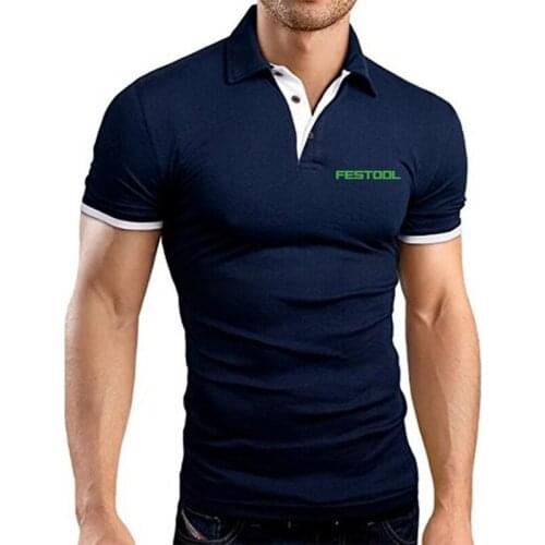 2021 Summmer Casual Polo T-shirts Festool Tools Printing Shirts Men Summer Breathable Short Sleeves Couple outfit Shirts Tops