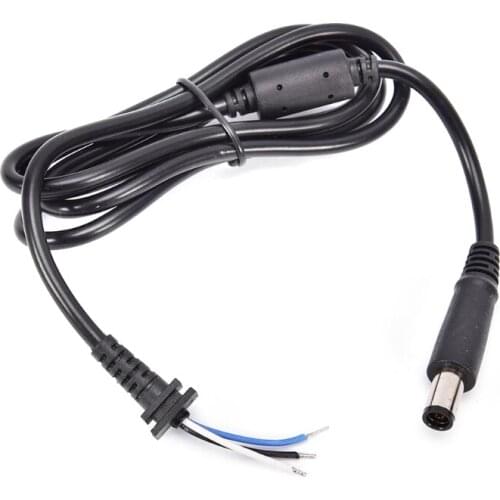 77JD DC Cable 7.4mm x 5.0mm Male Plug DC Power Adapter Pigtail Cable Cord with Needle for DELL Laptop Power Adapter