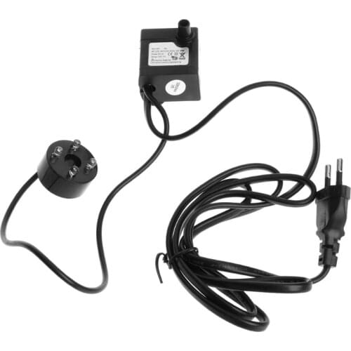 AC 220V 3W Submersible Water Pump LED Aquarium Fountain Fish Pond Tank EU Plug