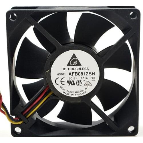 AFB0812SH 8025 0.51A 8cm/ 12V cm high wind volume chassis power supply fan