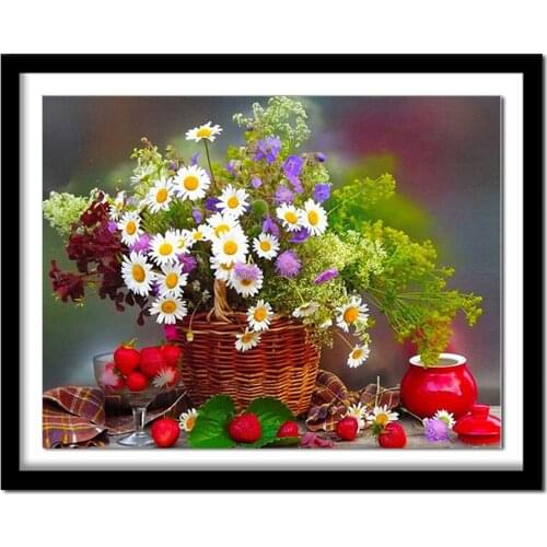 Diamant painting Diamond embroidery Vase flower 5d diy diamond painting full square diamant painting 532DD diamond round