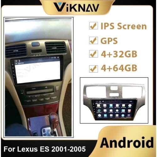 2Din Android Car Radio for Lexus ES 2001 2002 2003 2004 2005 Auto Multimedia Player GPS Navigation Head Unit Stereo Receiver