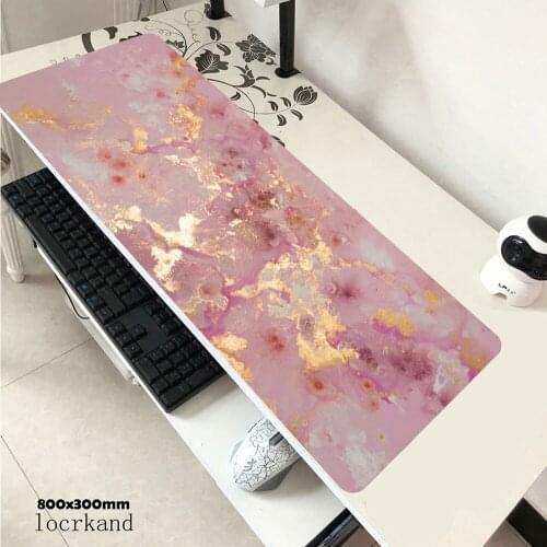 Large Marble Grain Soft Mouse Pad Office Computer Desk Mat Modern Table Game Keyboard Laptop Cushion Accessories mousepad