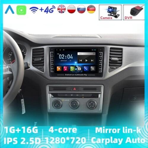 Quad Core Android 8.1 System Car DVD GPS Navigation Player Deckless Car Stereo For VW Universal 2018 Radio Multimedia Player IPS