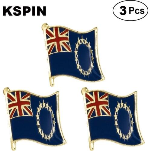 Cook Islands Lapel Pin Brooches Pins Flag badge Brooch Badges