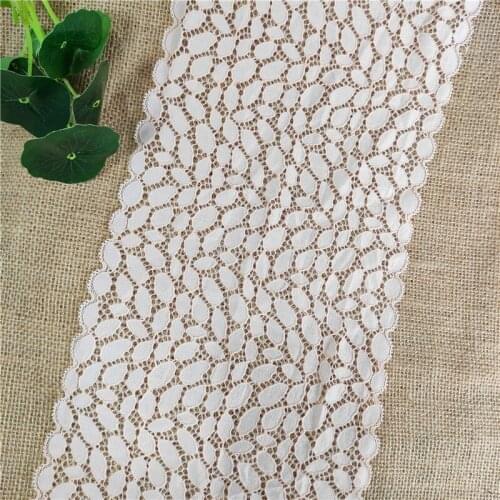E2985 wide 15cm elastic white lace DIY craft sewing supplies