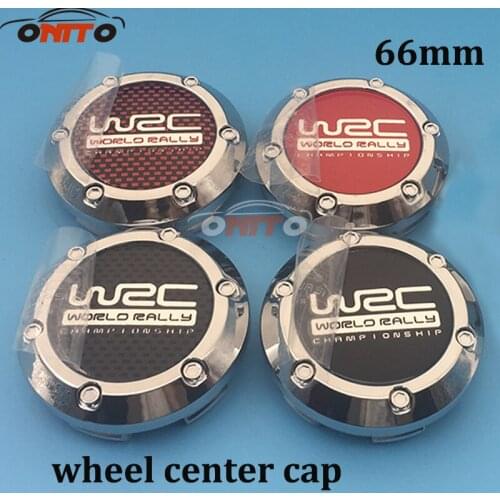 Wholesale 20pcs/let 66mm ABS Car Wheel Center Hub Cap Car Rim Emblem Badge for WRC Wheel Dust-proof emblem covers car styling