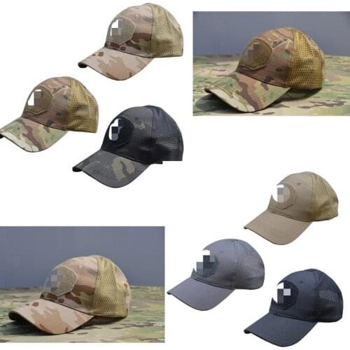 Camouflage Outdoor Military Shooting Cap Mens Tactical Baseball Cap Tactical Hat