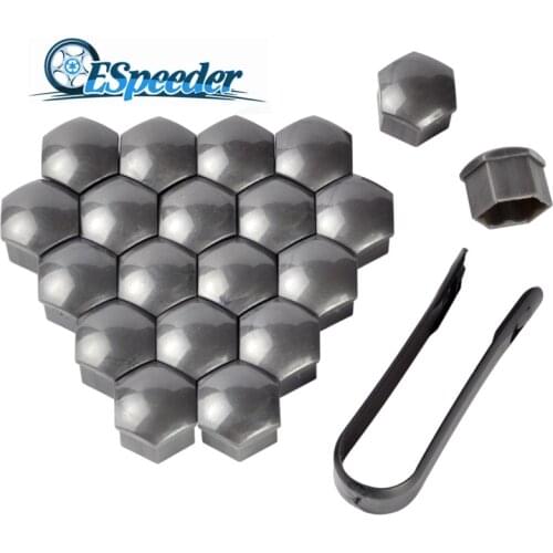 Car Styling Car Tyre Wheel Hub Covers 20pcs Wheel Nuts Covers 17mm Nut Caps Nut Caps Dust Proof Exterior Decoration Protecting