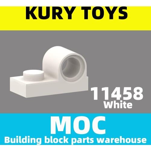 Kury Toys DIY MOC For 11458 Building block parts For Plate, Modified 1 x 2 with Pin Hole on Top For Modified Plate