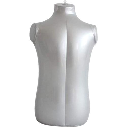 PVC 41cm Inflatable Girls Boys Kids Mannequin BustTops Dress Clothes Dummy Display Torso Models No Arms
