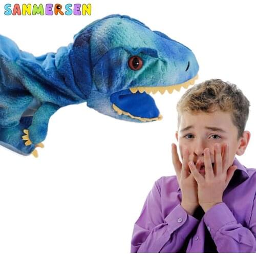Soft plush puppets, dinosaurs, puppets for children and adults, puppet childrens doll gifts, educational toys for storytelling