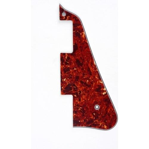 Musiclily Guitar Pickguard for China Made Epiphone Les Paul Standard Modern Style, 4Ply Vintage Tortoise