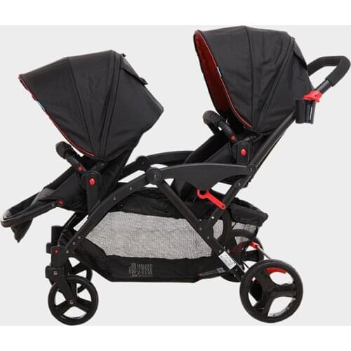 New design best selling SLEEP&SIT&RECLINE buggy twin double stroller for two babies carriers south africa twin stroller double