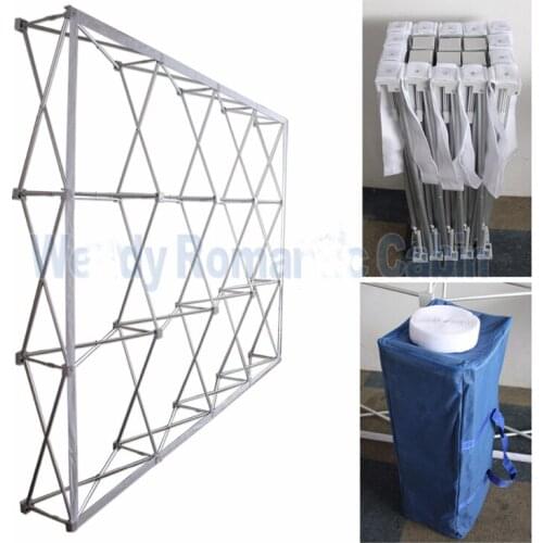 Excellent 230x230cm Aluminum Alloy stand signature wall outdoor display background plate printing cloth background frame