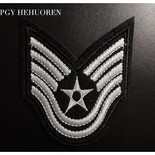 PGY 5pcs/lot New Military Badge Iron On Patch Tactical Parches Militares Parches Bordados Army Stickers For Man Clothing T-shirt