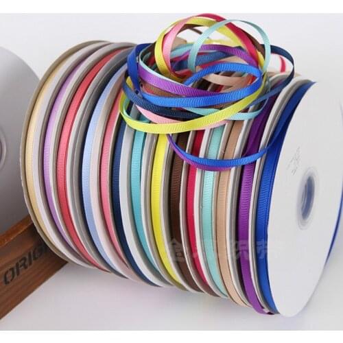 Polyester6 Mm Bias Tape Binding Fold Ribbon Solid Color Hair Bow Diy Garment Sewing Trimming Gift Packaging 91M/LOT