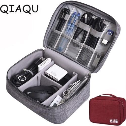 QIAQU 2018 New Travel Accessories Bags Date Cable Digital Finishing Bag Data Charger Wire Bag Mp3 Earphones Usb Flash Drive Bag