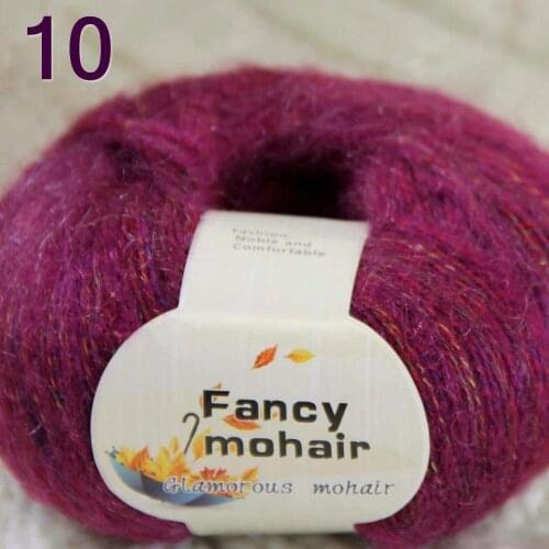 Sale New Soft 1Skeins50g Wrap Shawls Hand Knitting Wool Yarn Womens Cashmere Shawls and Wraps Rainbow Purple 823-10