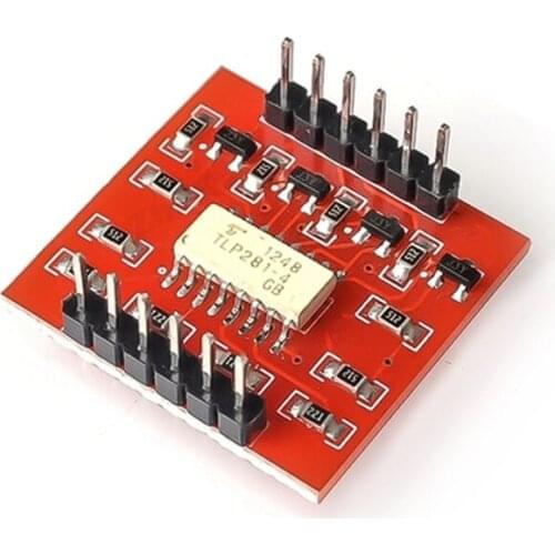 TLP281 4 Channel Opto-isolator IC Module For Arduino Expansion Board High And Low Level Optocoupler Isolation 4 Channel