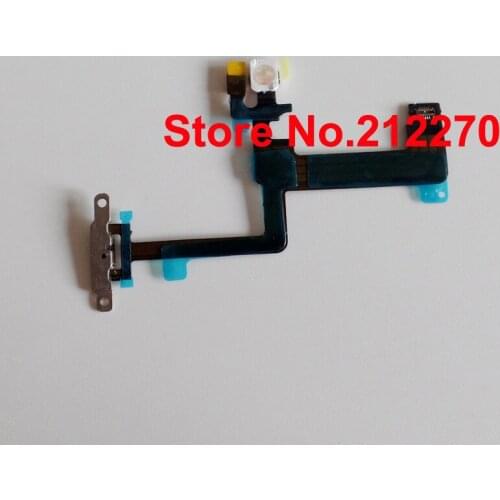 YUYOND Free DHL EMS New Power Button Switch On/Off Flex Cable Ribbon With Metal Bracket For iPhone 6 Plus 5.5" Wholesale