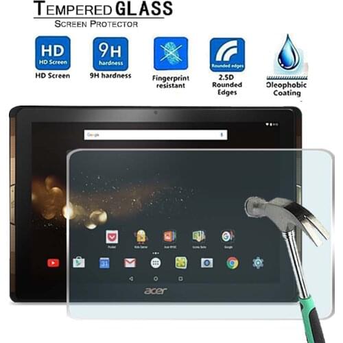 For Acer Iconia Tab 10 A3-A40 -Premium Tablet 9H Tempered Glass Screen Protector Film Protector Guard Cover