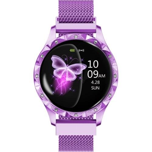 Woman Smart Watch Full Touch Sport Tracker IP67 Waterproof Heart Rate Blood Pressure Female Physiological Period Reminder