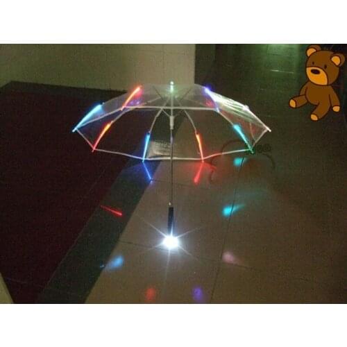 LED Light Umbrella Stage dance Props Women Belly Dance show costume colourful children girls gifts