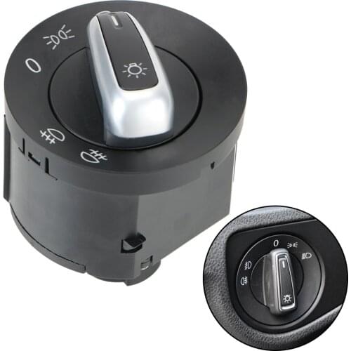 10 Pin Car Headlight Fog Lamp Switch For VW Golf 5 6 GTI Mk5 Mk6 Jetta 5 6 Passat B6 Touran Tiguan Automobile Modification