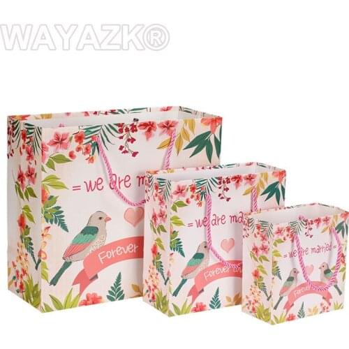 100PCS/lot) wholesale wedding gift bag paper