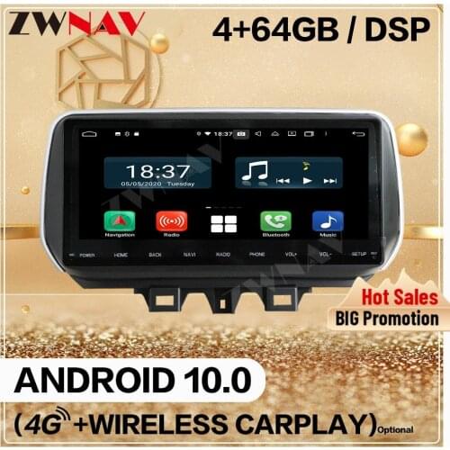 128GB 2 Din For Hyundai Tucson 2018 2019 2020 Android 10 Screen Car Multimedia Player Audio Radio GPS NaviHead Unit Auto Stereo