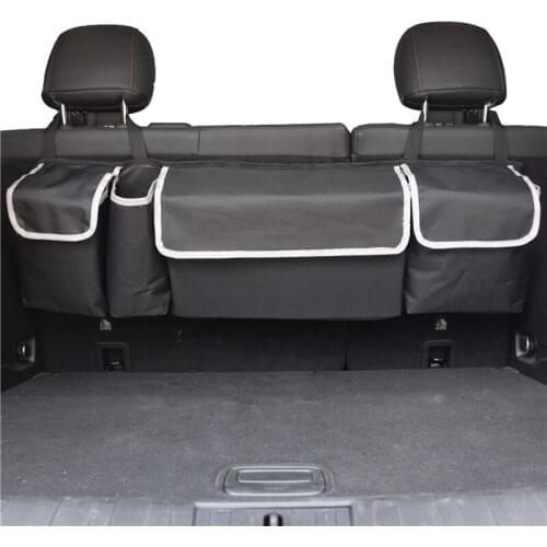 Car Rear Seat Back Storage Bag Waterproof Auto Trunk Backseat Net For Mitsubishi ASX RVR Outlander Sport ES 2020 2021