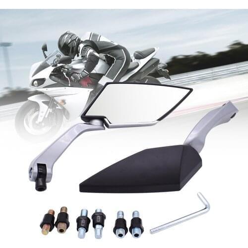 10mm 8mm Motocross Side Mirrors For BMW C600 C650 Sport C 650 400 GT F 650 700 GS F800GT Rear View Convex Mirror Accessories