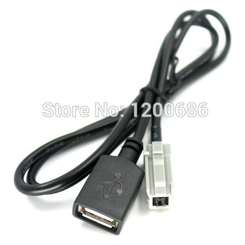 CD Input USB Female Cable For Lexus Toyota 2012 Camry Verso Mazda CD Player