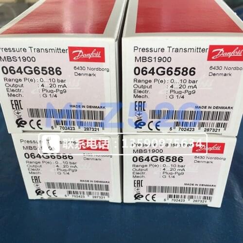 Danfoss mbs1900 064g6586 pressure sensor pressure transmitter air conditioning refrigeration