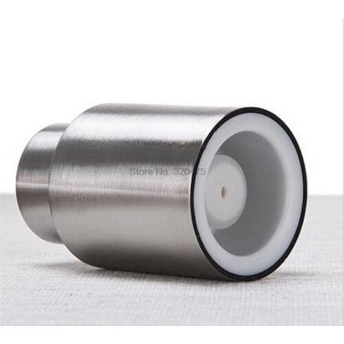 By dhl 200pcs Bottle Stopper Stainless Steel Red Wine Stopper Vacuum Sealed Red Wine Bottle Spout Liquor Flow Stopper Pour Cap
