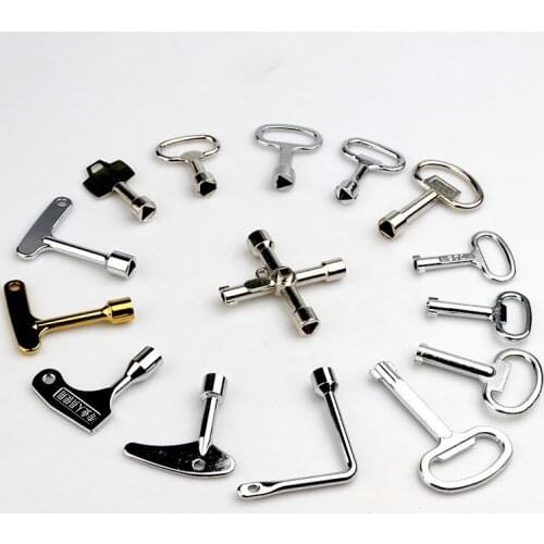 The Key Fit For Triangle Lock Square Airfoil That Be Applied To Train High-Speed Rail Elevator And Cabinet Door