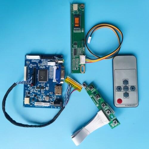 Kit Work for B150XG02 Controller Board driver panel monitor 2AV DIY LVDS SCREEN 30pin HDMI VGA 1024X768 LCD remote AV Screen