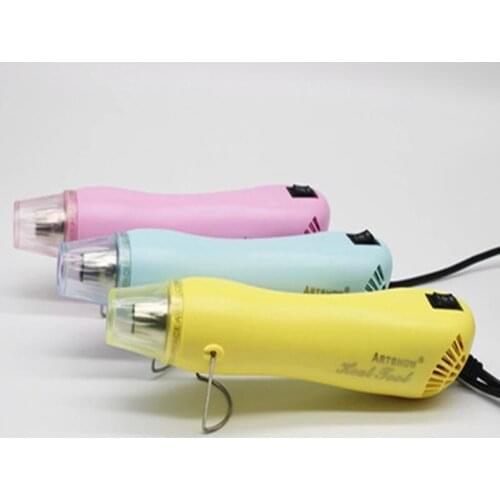 DIY Mini Portable Hot Air Gun, for Drying Paint Embossing, DIY Acrylic Resin Craft, Multifunctional Hand-hold Heat, 220V/300W