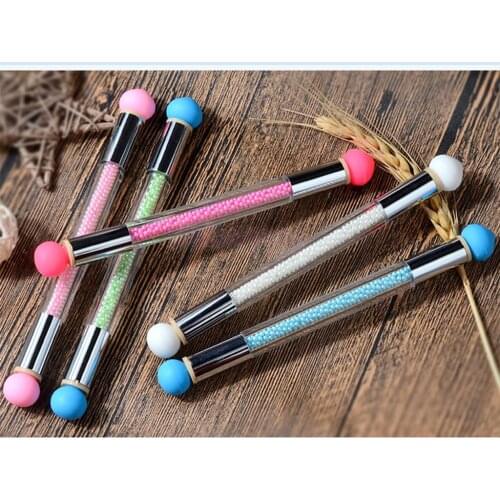 Nail Art Silicone Dotting Brush Pen Gel Polish Gradient Shading Tools